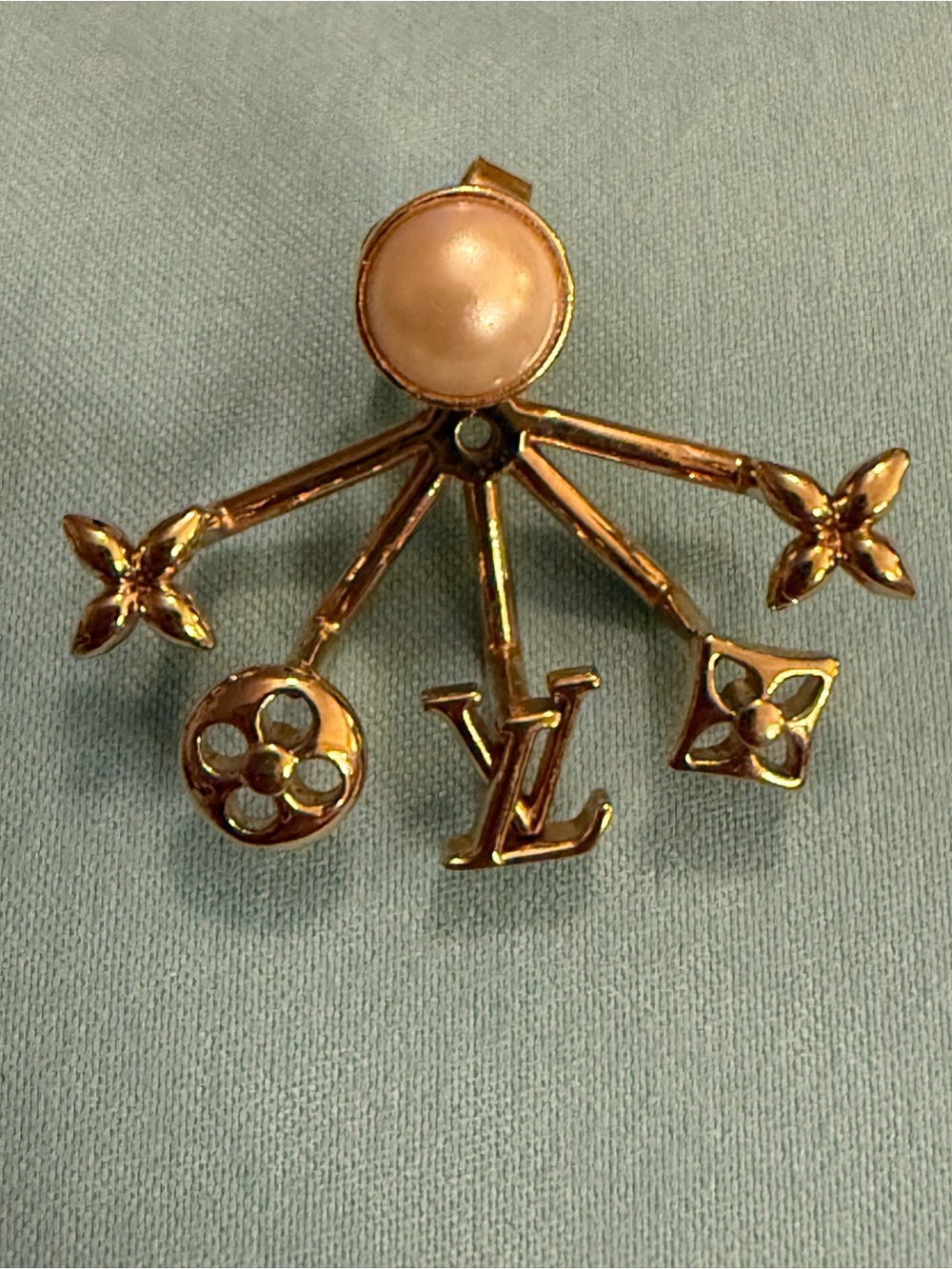 Louis Vuitton Posts & Earring Jackets-Authentic - Picture 2 of 6